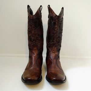 Italian leather boots